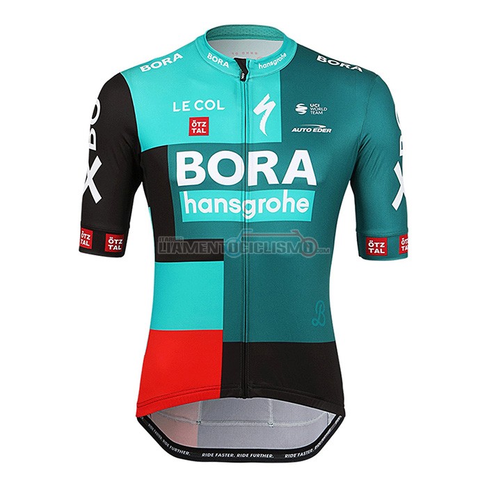 Abbigliamento Ciclismo Bora-Hansgrone Manica Corta 2022 Verde